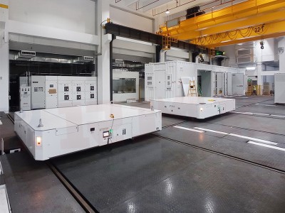 40 تن+40 تن پیوند دوتایی چرخ دستی RGV خودکار