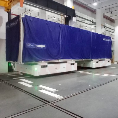 حمل و نقل کانتینر 40 تن سبد انتقال ریلی مرتبط با دو اتومبیل